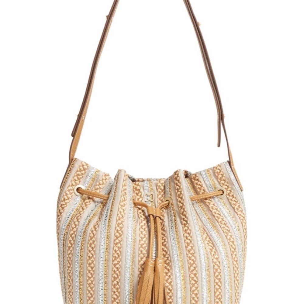 Eric Javits straw Millicent bucket bag